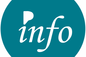 Icon mit "Info" auf grünem Hintergrund